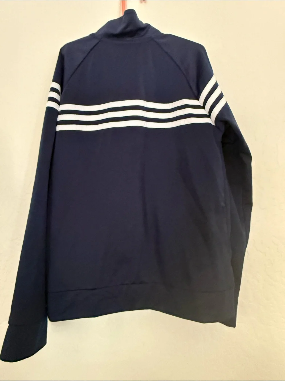 adidas Kids Navy and White Performance Track Jacket
